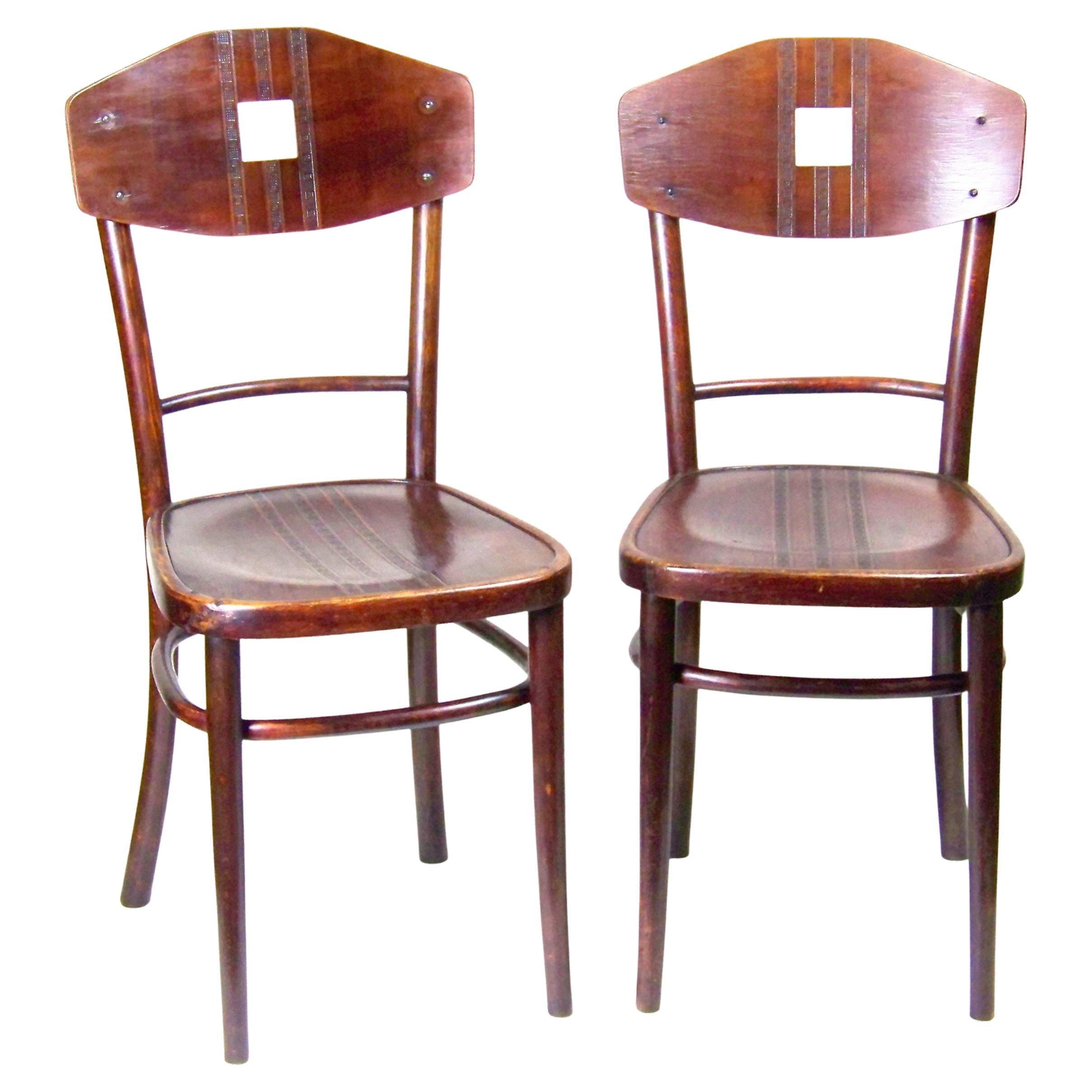 Art Nouveau Chair Thonet-Mundus Nr.157 For Sale