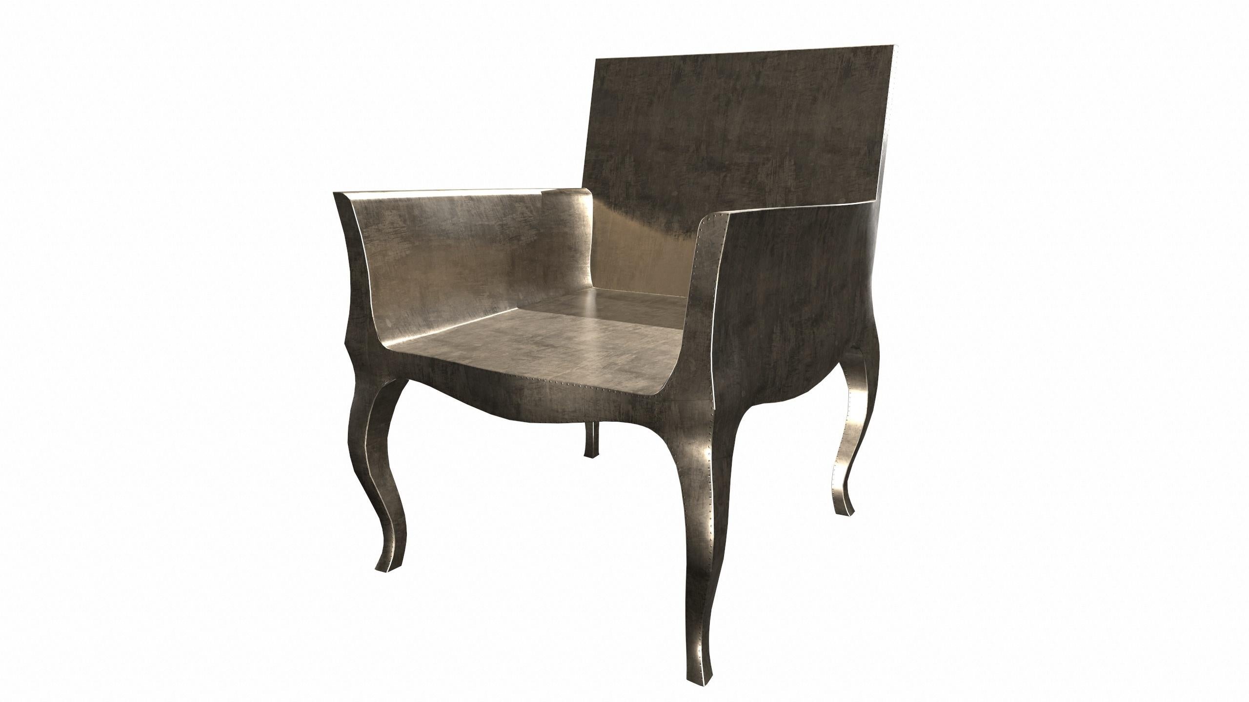 Altro Sedie Art Nouveau in bronzo antico liscio di Paul Mathieu per S. Odegard in vendita