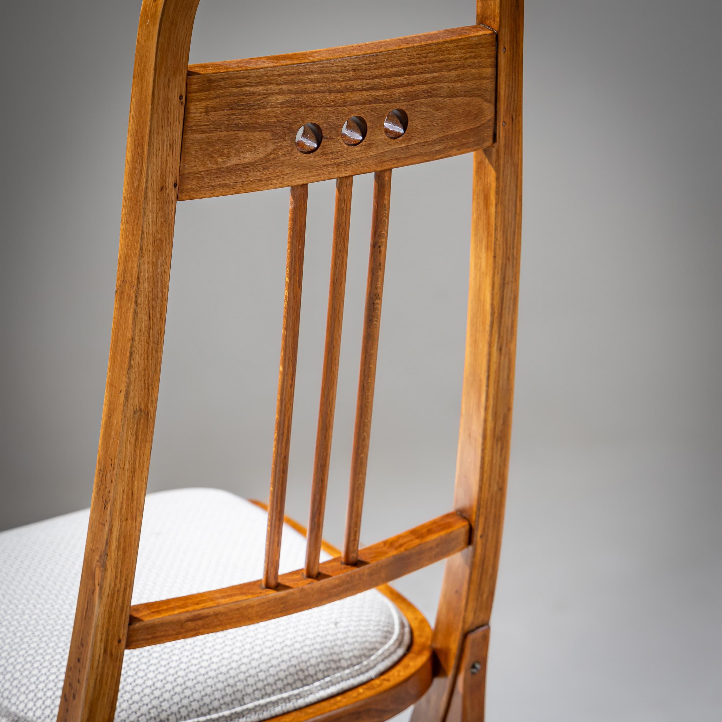 Sedie Art Nouveau, modello 