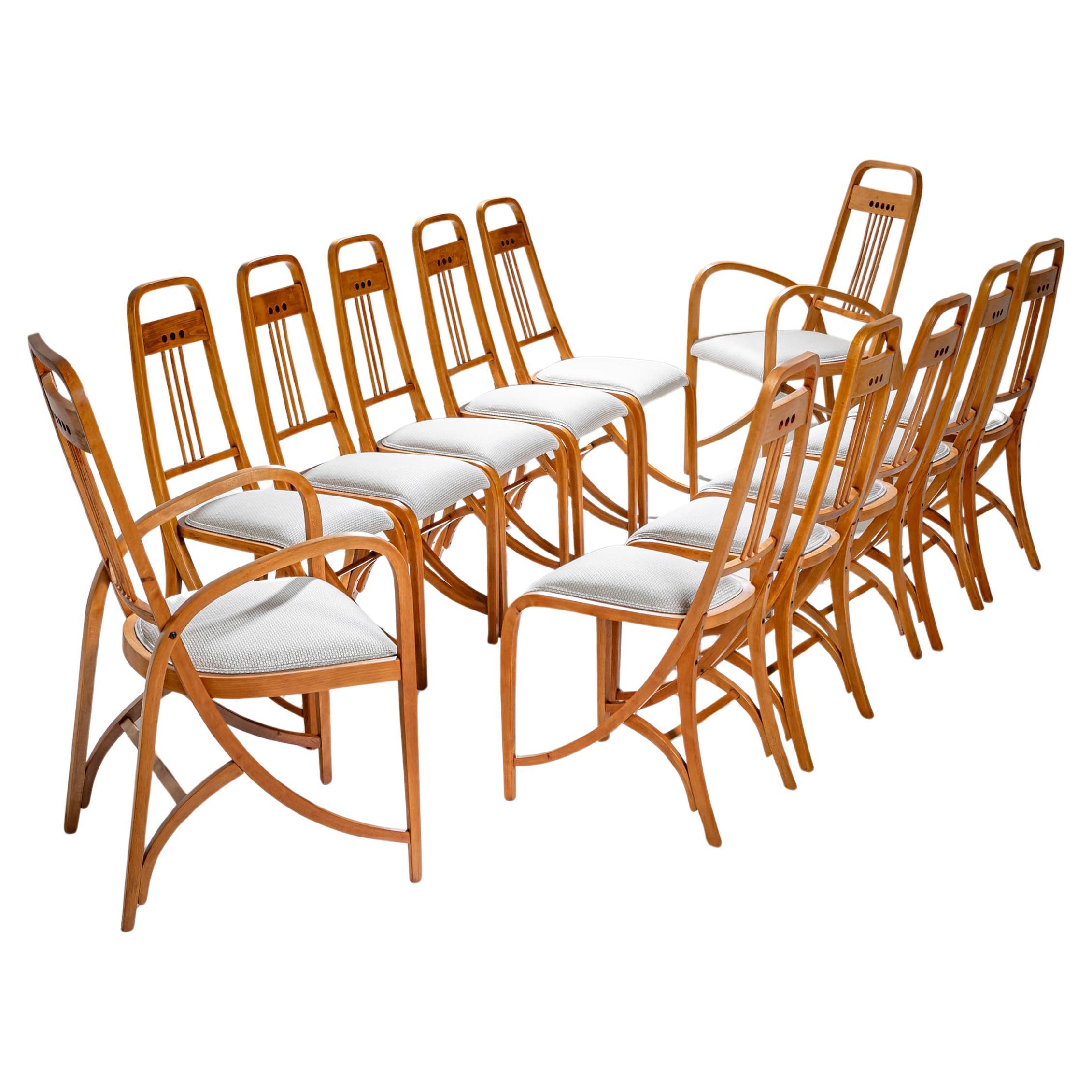 Sedie Art Nouveau, modello "511" e "1511" dei fratelli Thonet, Vienna in vendita