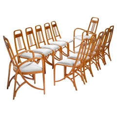 Sedie Art Nouveau, modello "511" e "1511" dei fratelli Thonet, Vienna