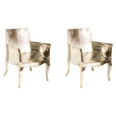 Art Nouveau Chairs Pair Designed by Paul Mathieu for Stephanie Odegard