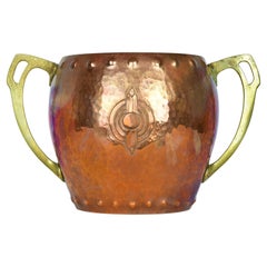 Refroidisseur à champagne Art Nouveau de Ludwig Vierthaler pour Winhardt & Co, cuivre