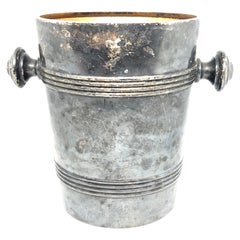 Art Nouveau Champagne Cooler Ice Bucket Silver Plated August Wellner, Germany