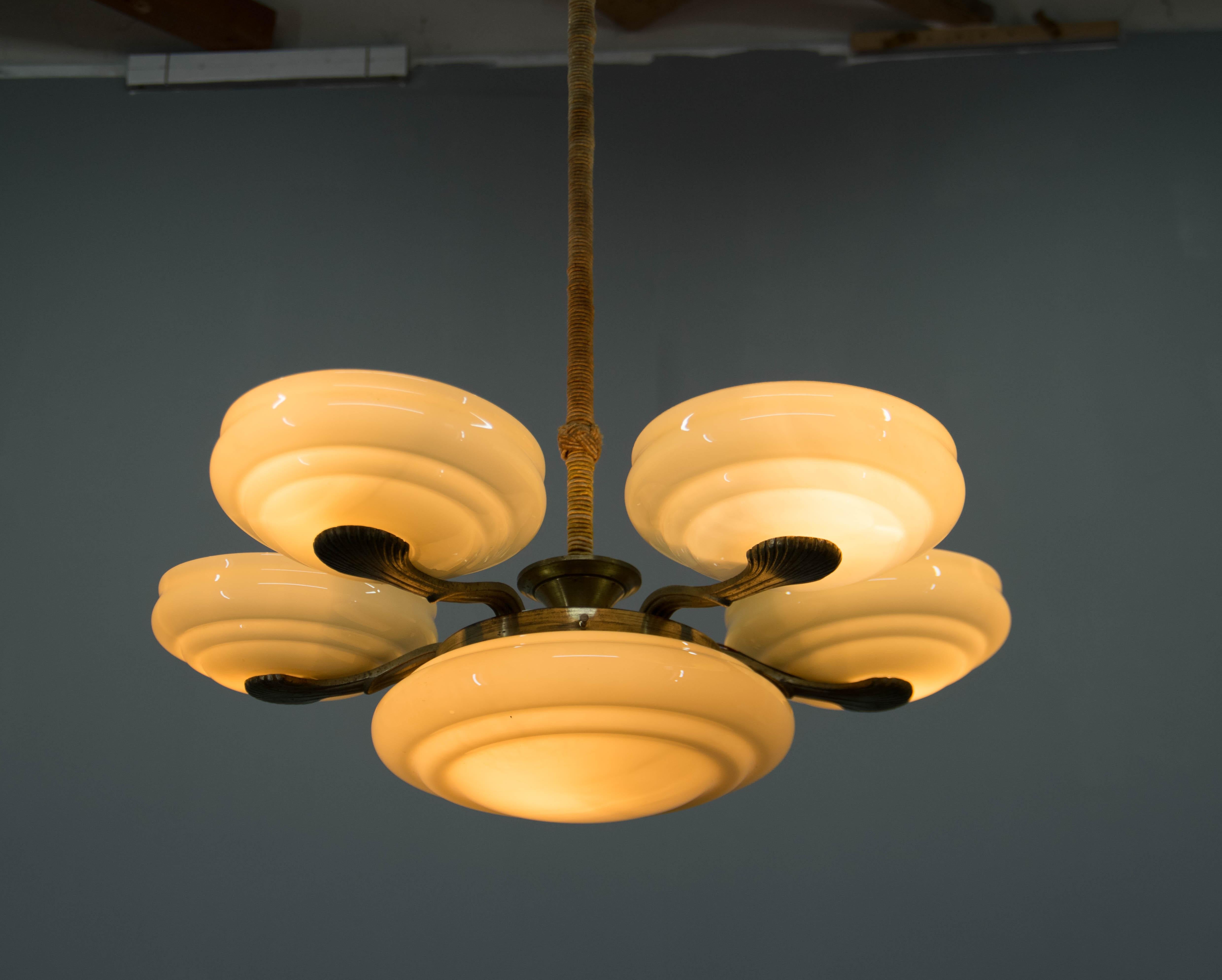 Bronze Chandeleur Art Nouveau, années 1920 en vente