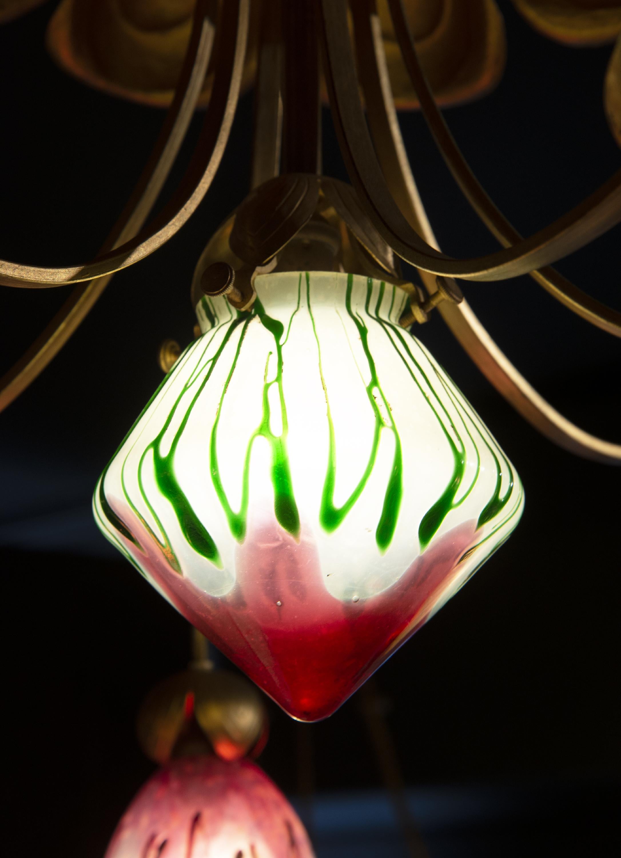 Art Nouveau Chandelier, 20th Century 1