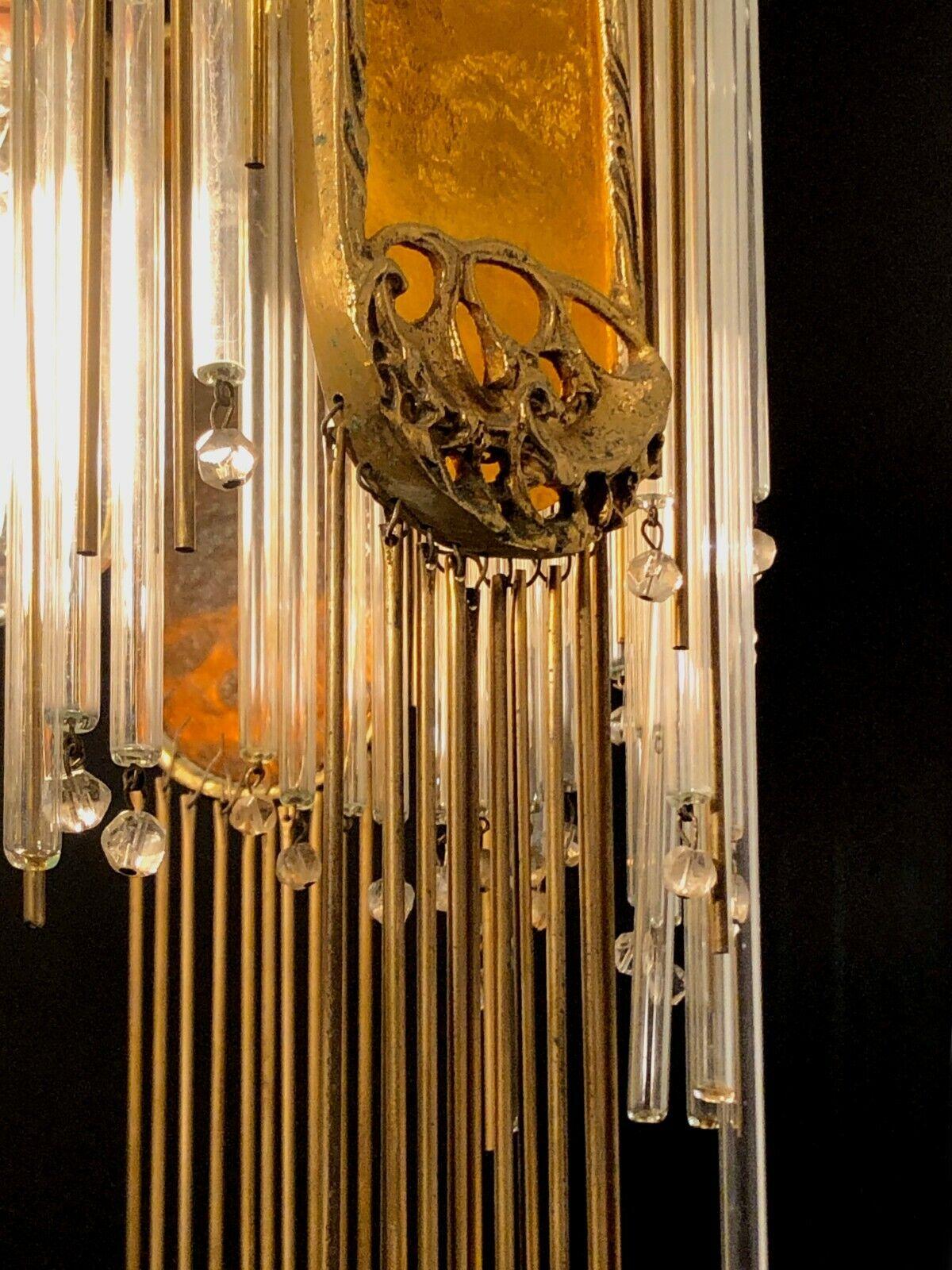 An ART NOUVEAU Chandelier CEILING FIXTURE by HECTOR GUIMARD, France 1900-1960 In Good Condition For Sale In PARIS, FR