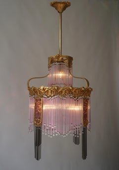 Lámpara Art Nouveau de Hector Guimard, Francia París 1900-1970