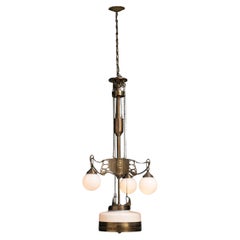 Art Nouveau Chandelier, France circa 1900