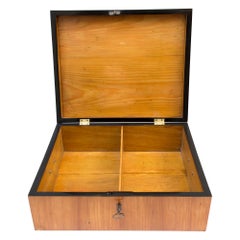 Art Nouveau Cherry Wood Casket