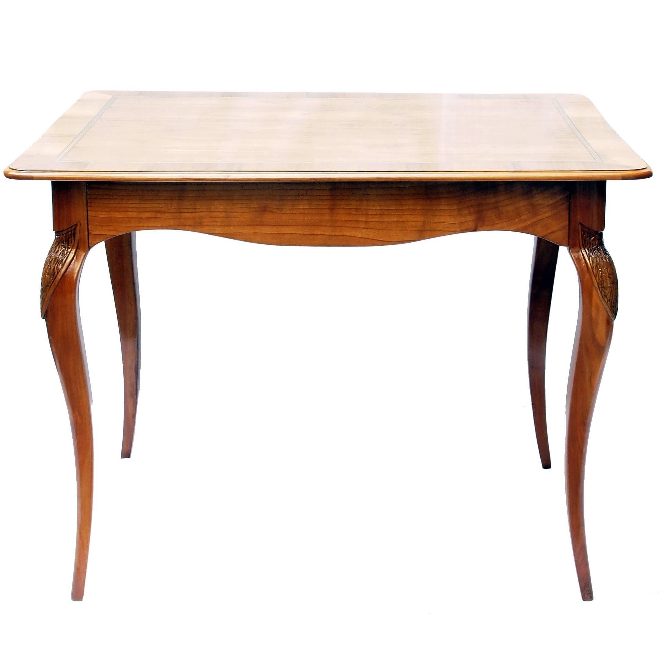 Art Nouveau Cherrywood Side Table