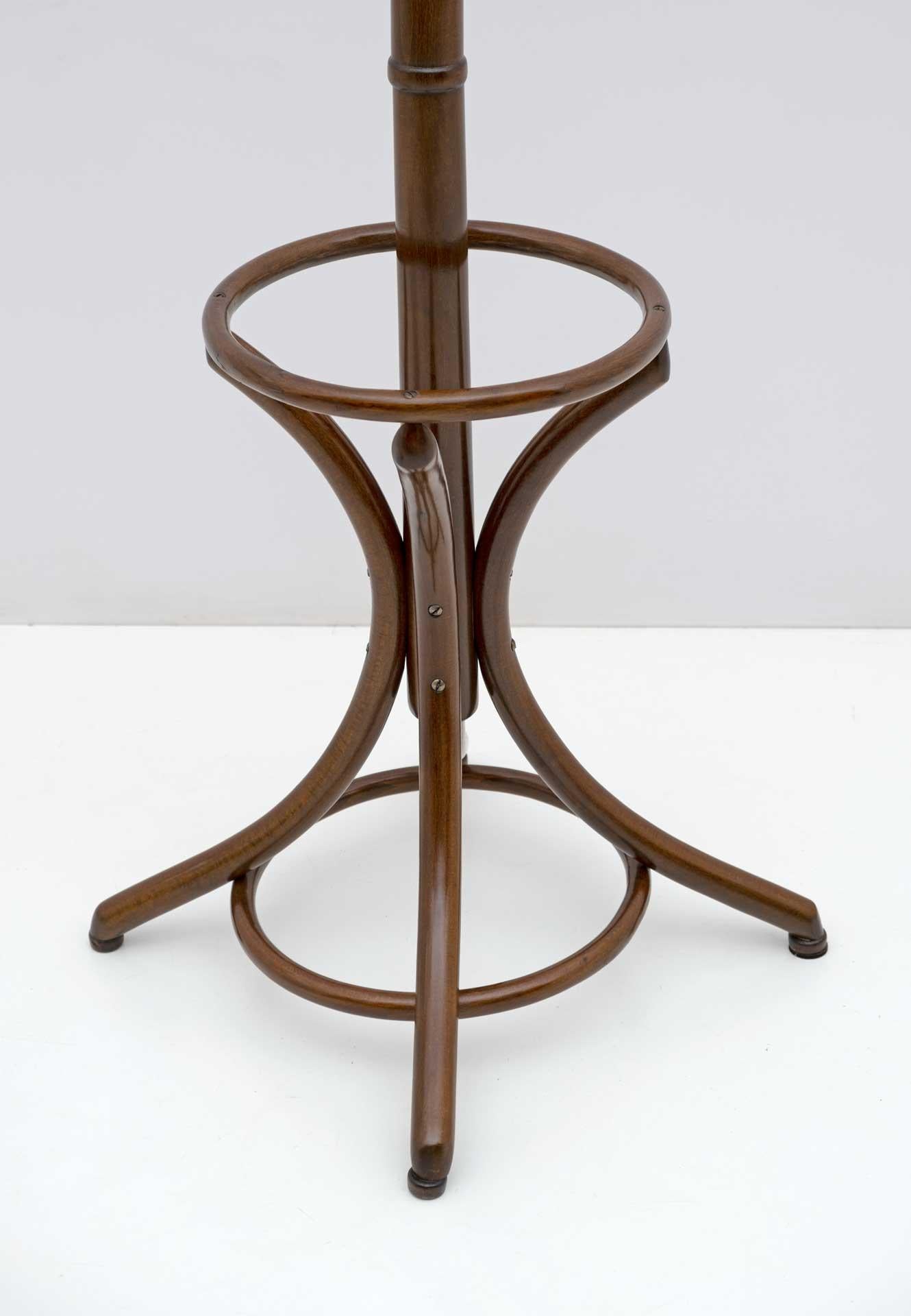 Art Nouveau Clothes Hangers with Umbrella Stand by Thonet, Vienna 1