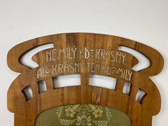 Art Nouveau Coat Hanger