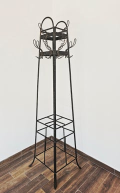 Art Nouveau Coat Stand done in Wrought Iron // France 1910s