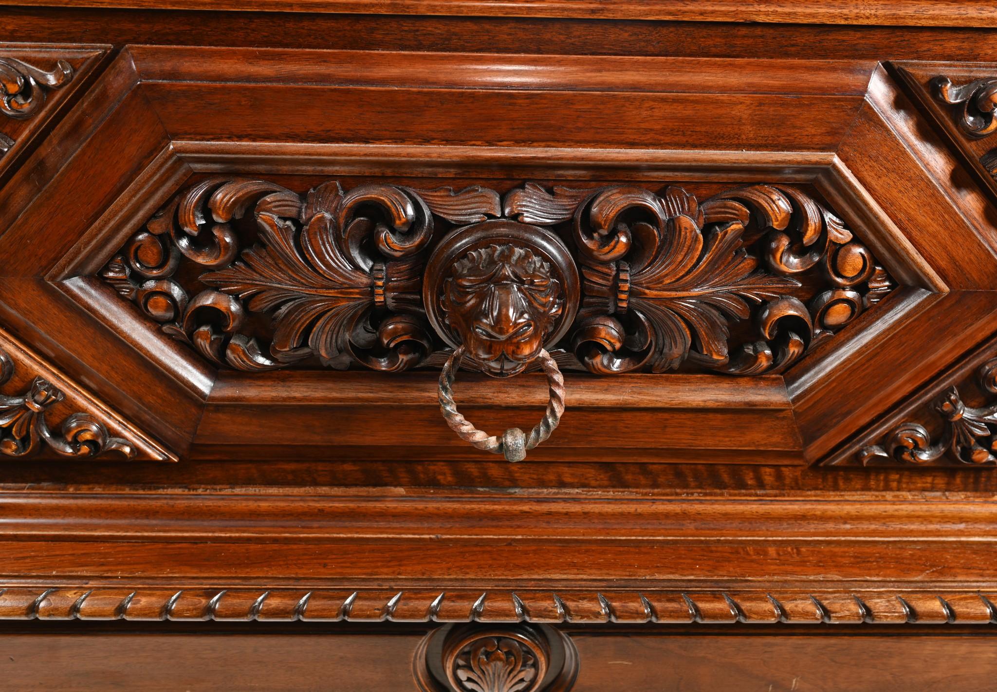 Late 19th Century Art Nouveau Cocktail Cabinet Belle Epoque Drinks Chest For Sale