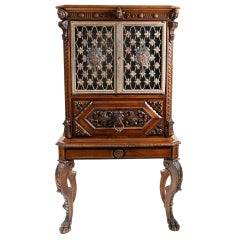 Art Nouveau Cocktail Cabinet Belle Epoque Drinks Chest