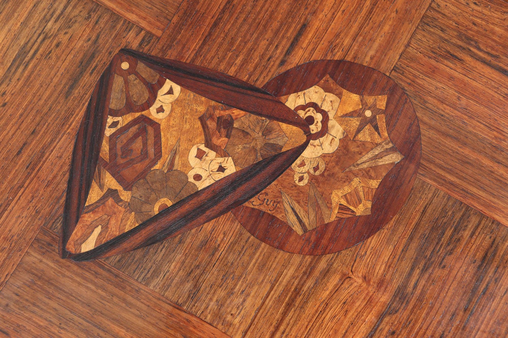 Art Nouveau Coffee Table Signed 