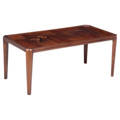Art Nouveau Coffee Table Signed "Gus"