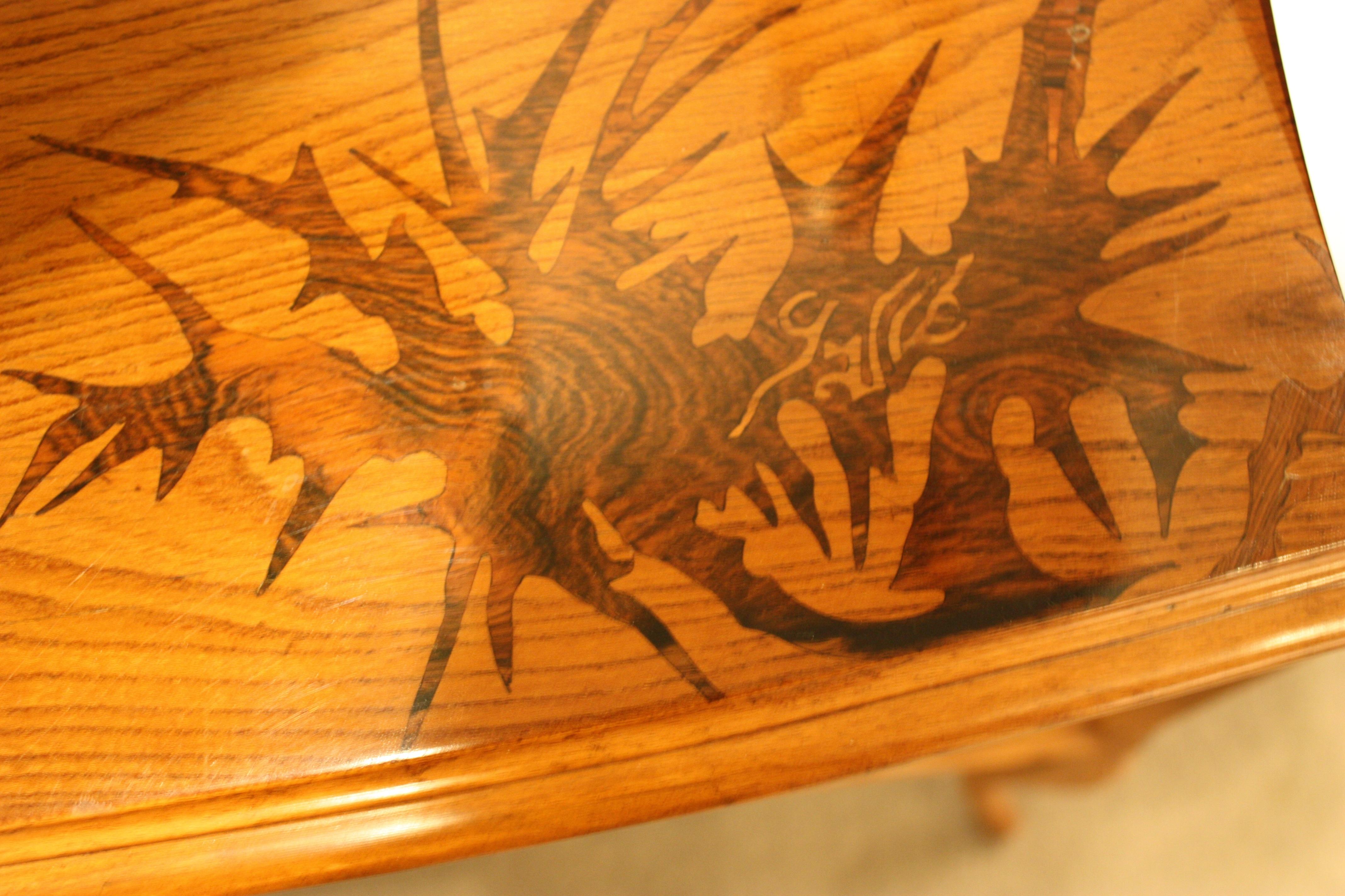 Marquetry Art Nouveau Commode by Émile Gallé For Sale