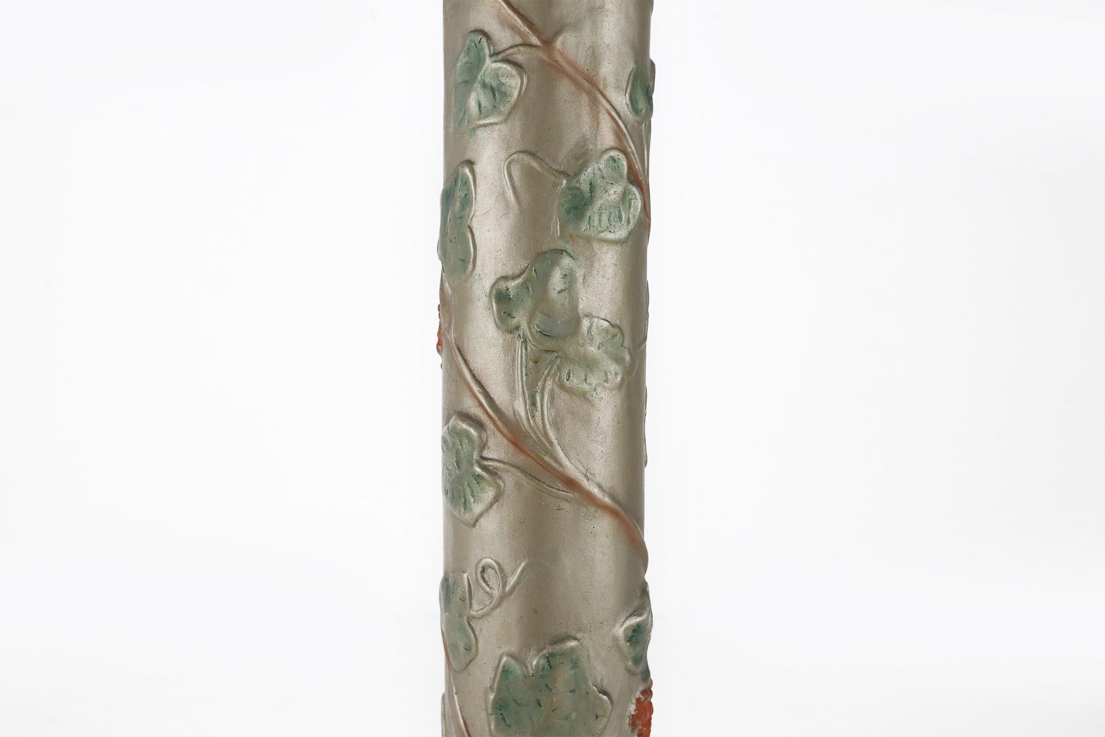 Art Nouveau console or pied de stall in glazed plaster, 1920s For Sale 1