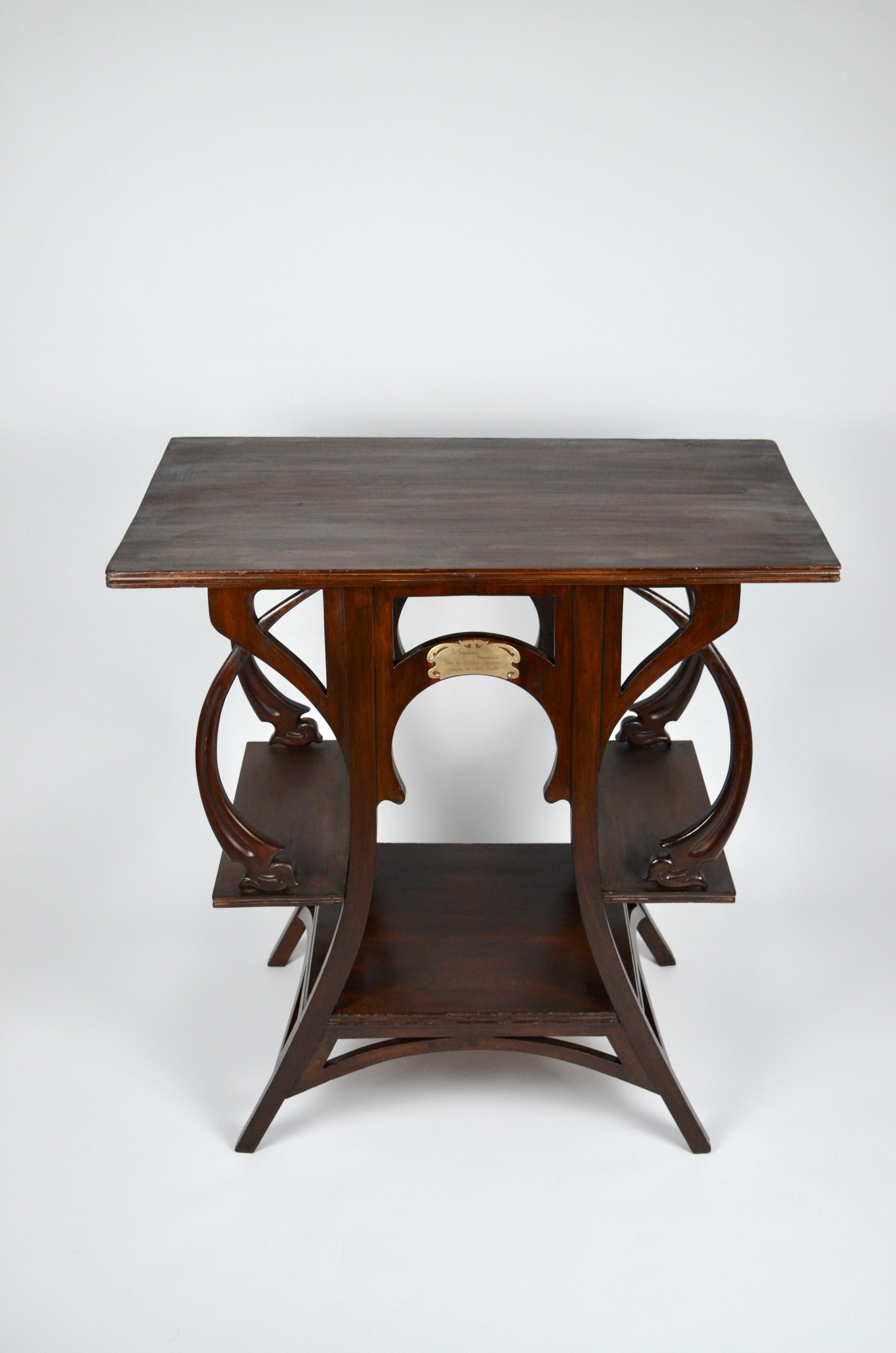 Jugendstil-Konsolentisch, Portugal, 1910er-Jahre (Art nouveau) im Angebot