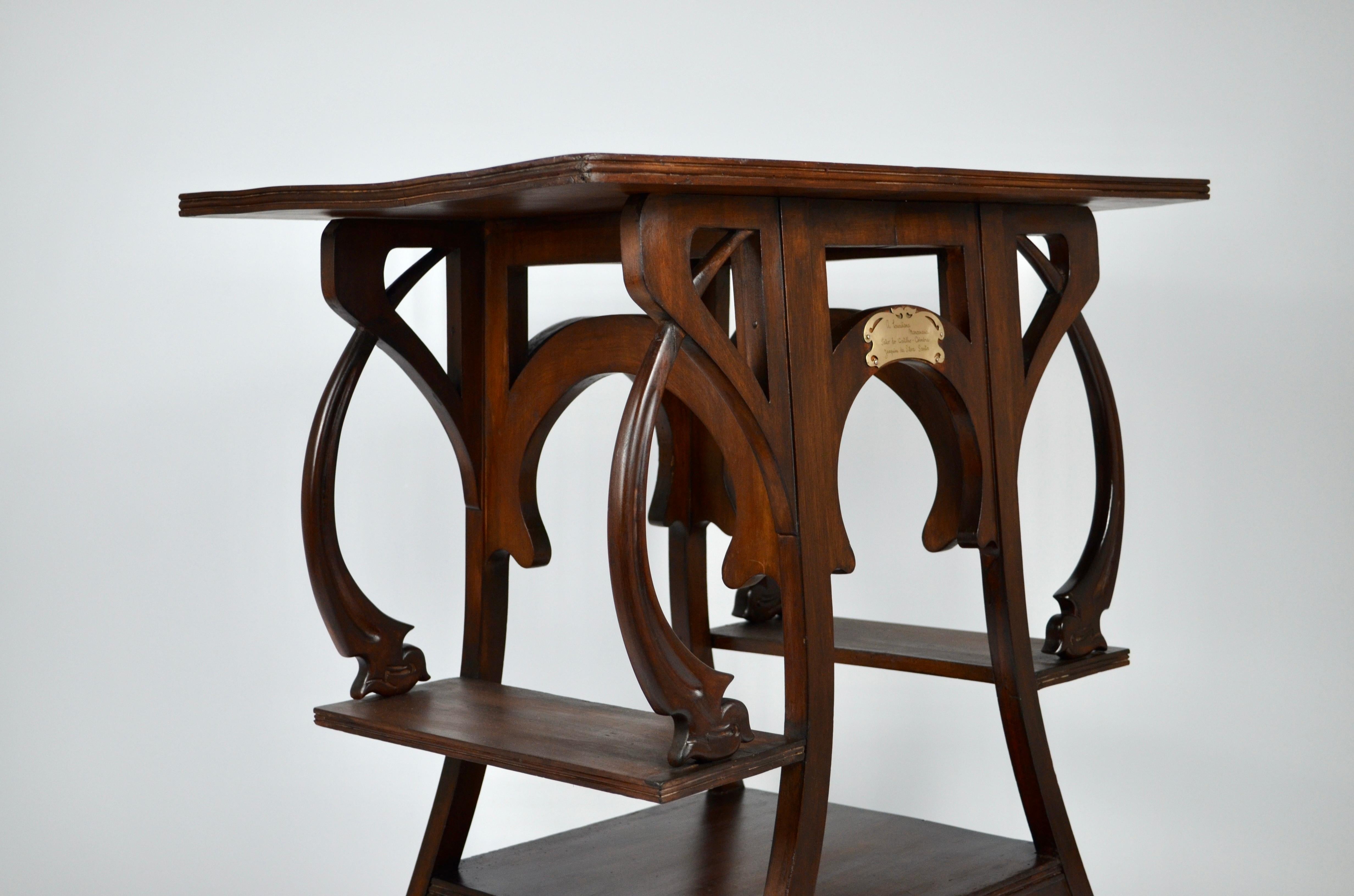 Jugendstil-Konsolentisch, Portugal, 1910er-Jahre im Angebot 2