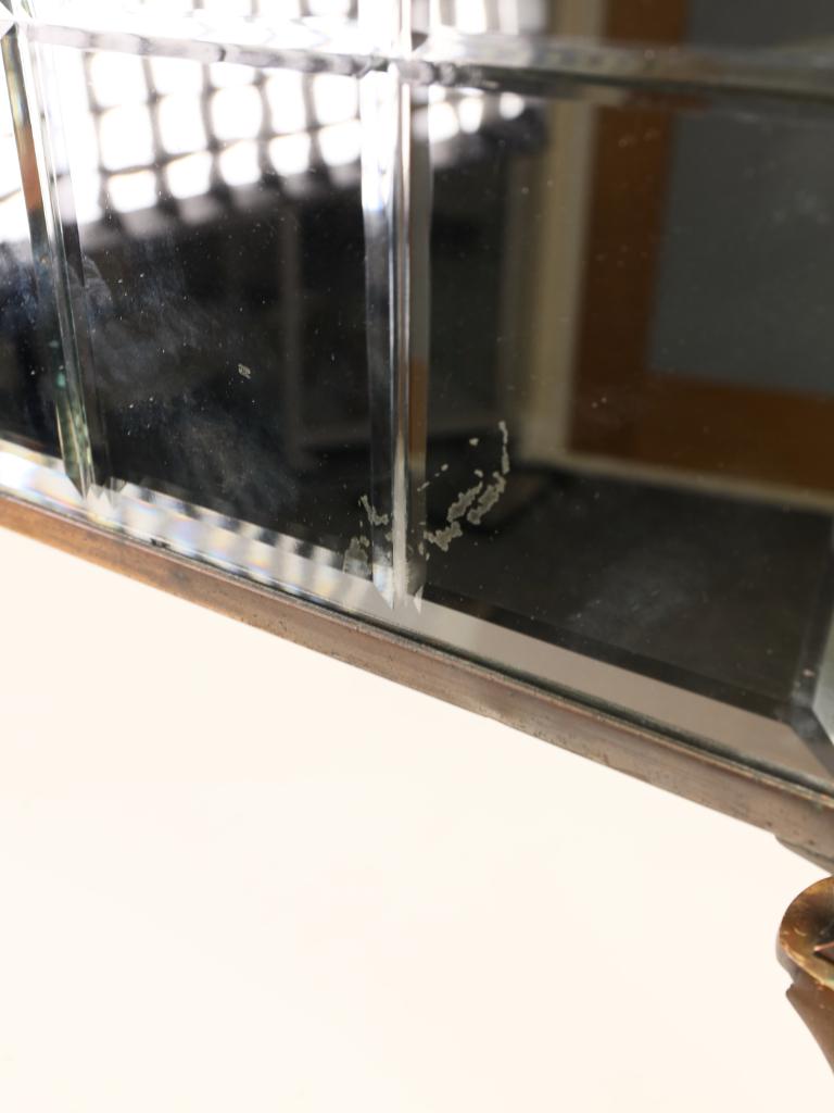 Art Nouveau Copper Firescreen with Bevelled Mirror Panel, c. 1900 For Sale 7