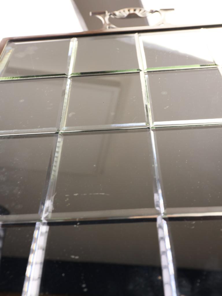 Art Nouveau Copper Firescreen with Bevelled Mirror Panel, c. 1900 For Sale 8