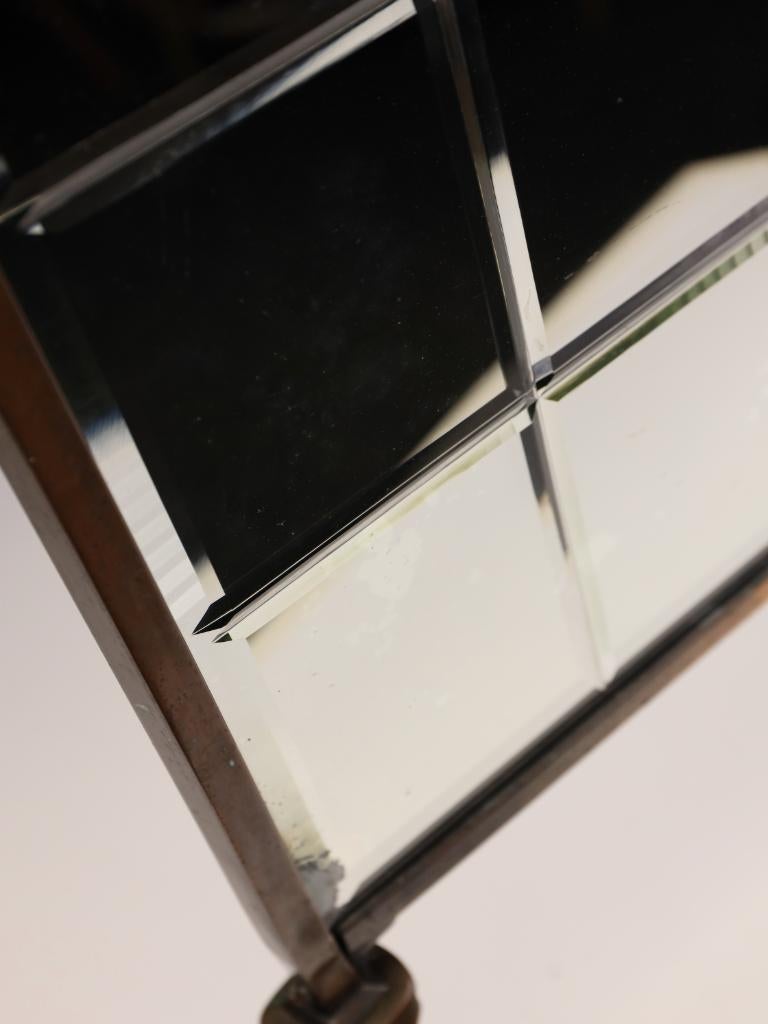 Art Nouveau Copper Firescreen with Bevelled Mirror Panel, c. 1900 For Sale 4