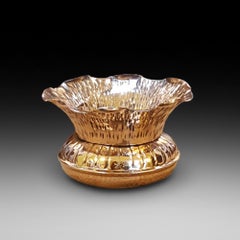 Art Nouveau Copper Planter