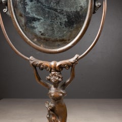 Art Nouveau Copper Vanity Mirror c.1920