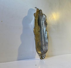 Art Nouveau Corn Cob Metal Dish, 1920s