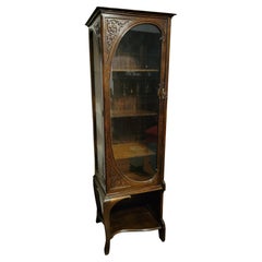 Antique Art Nouveau Corner Curio