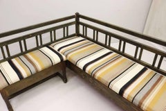 Art Nouveau Corner Kitchen Sofa, Painted