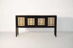 Art Nouveau Credenza with Brass Details