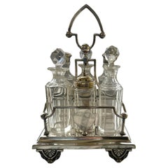 Art Nouveau Cruet Set viktorianisch antik europäisch, 1900er