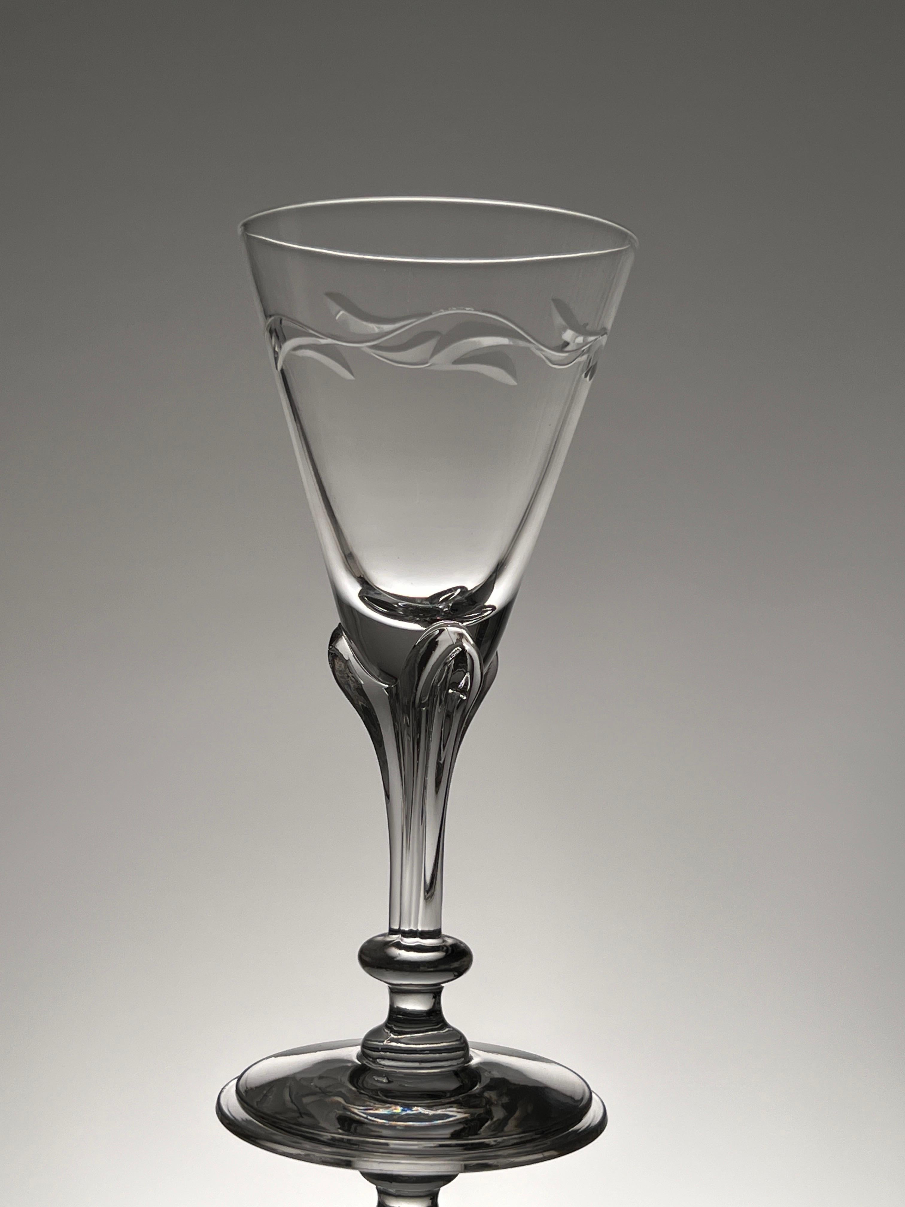Verres à cordial en cristal Art Nouveau de Tiffin Glass, ensemble de dix en vente 4