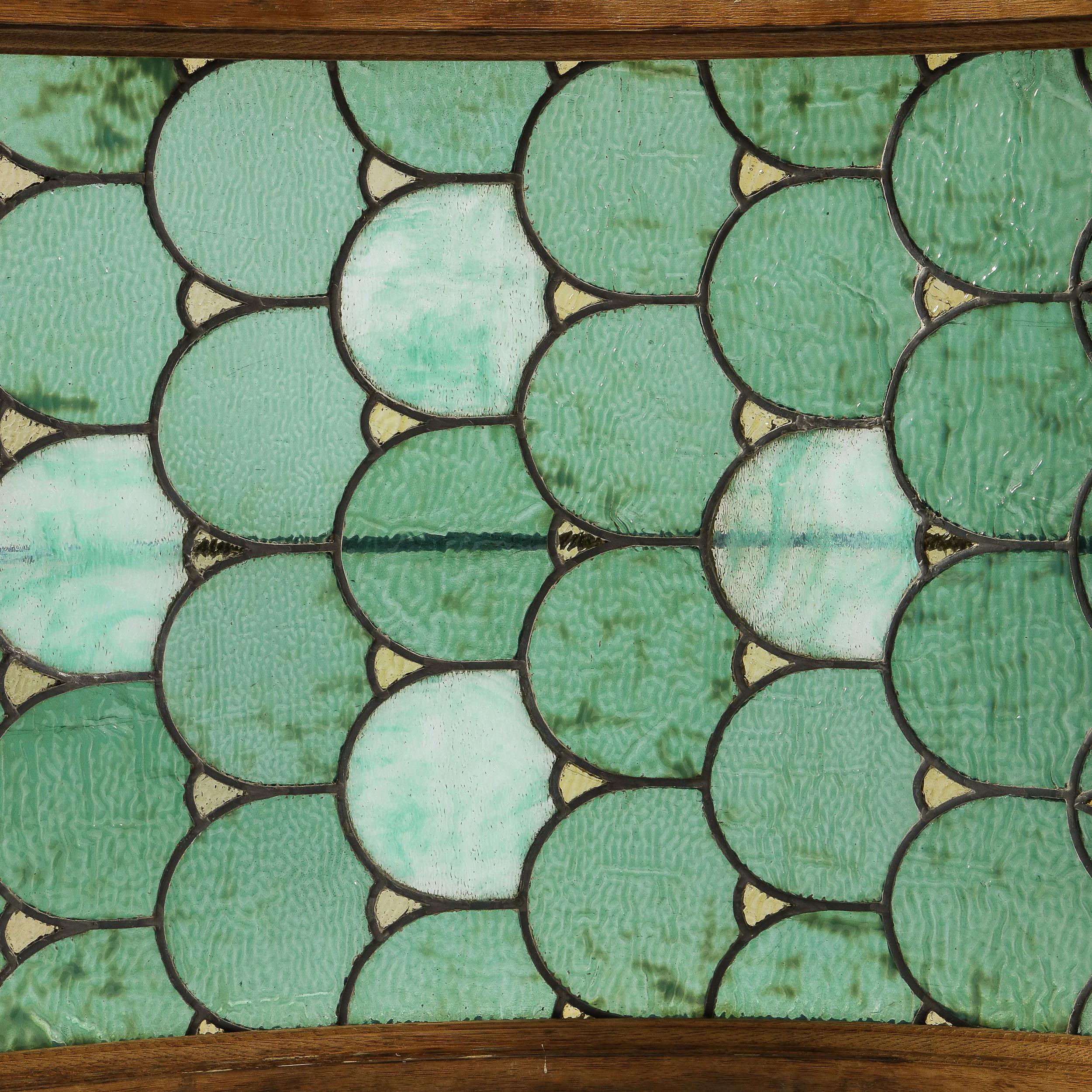 art nouveau stained glass patterns