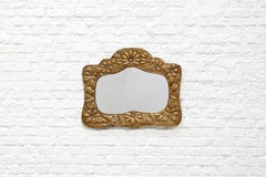 Specchio in rame decorato in stile Art Decor, Francia, anni '20