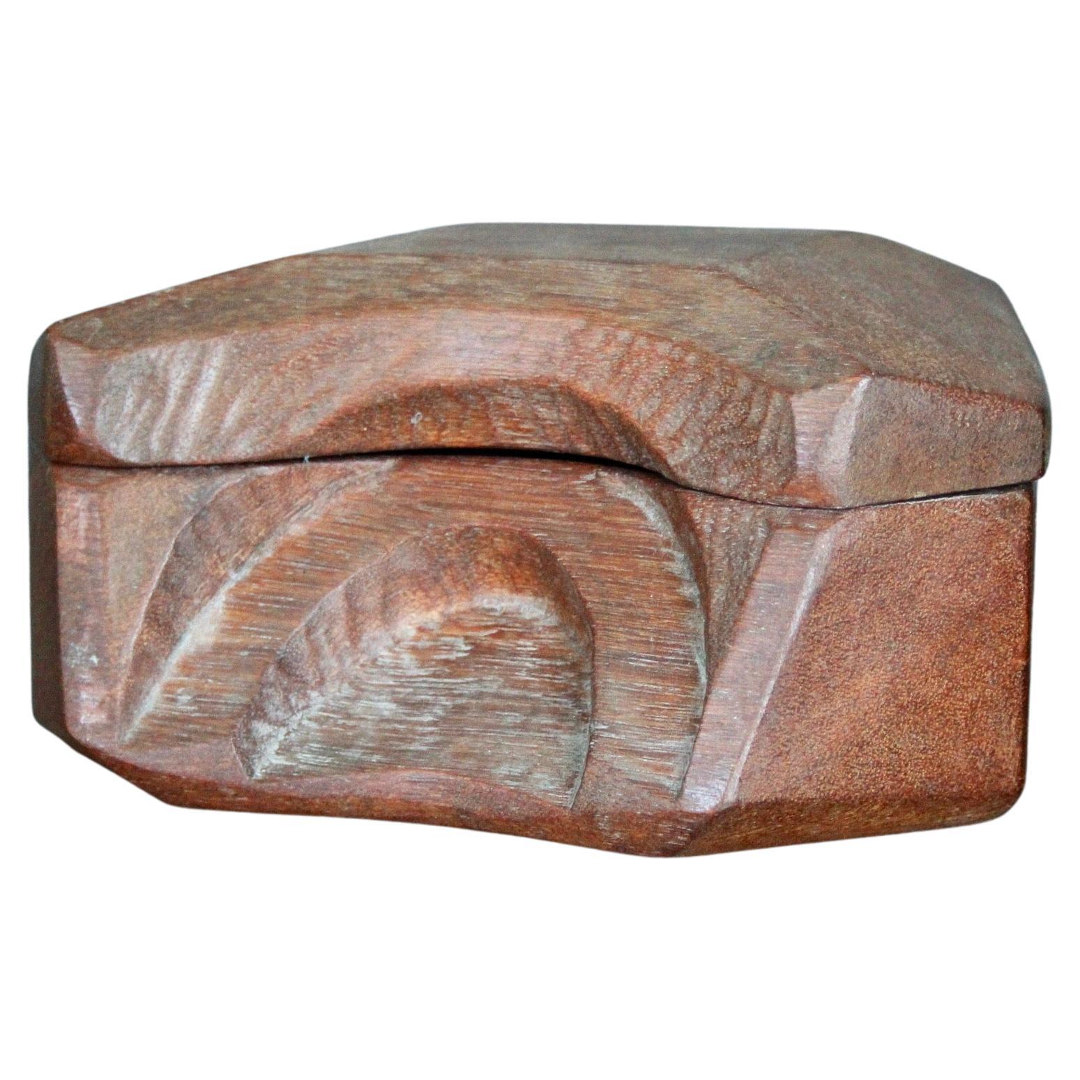 Art Nouveau Decorative Wood Box For Sale