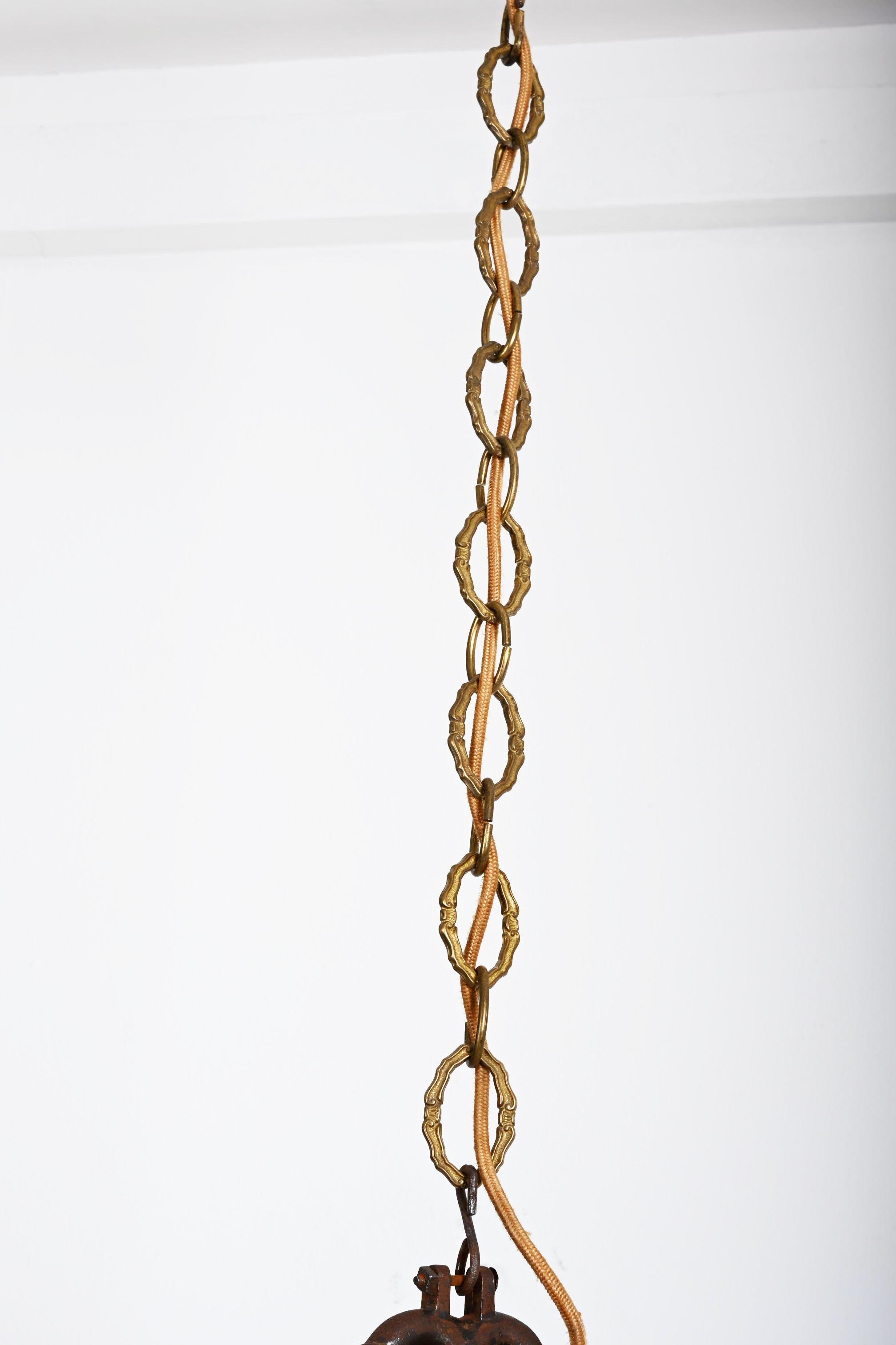Lampada in stile Art Nouveau per grandi magazzini o fabbriche in vendita 2