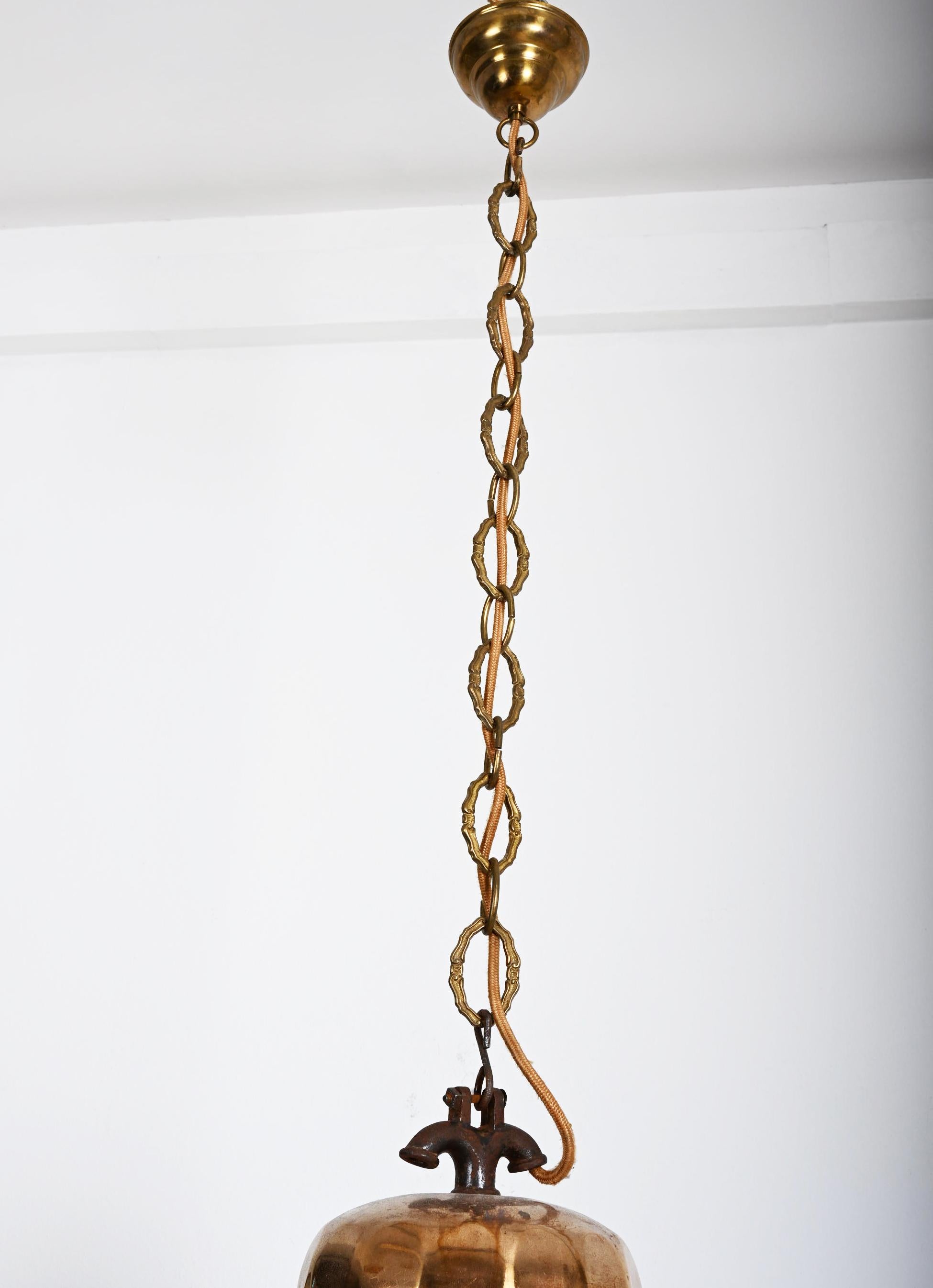 Lampada in stile Art Nouveau per grandi magazzini o fabbriche in vendita 3