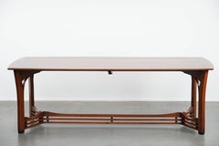 Art Nouveau design dining table for 4 to 6 people