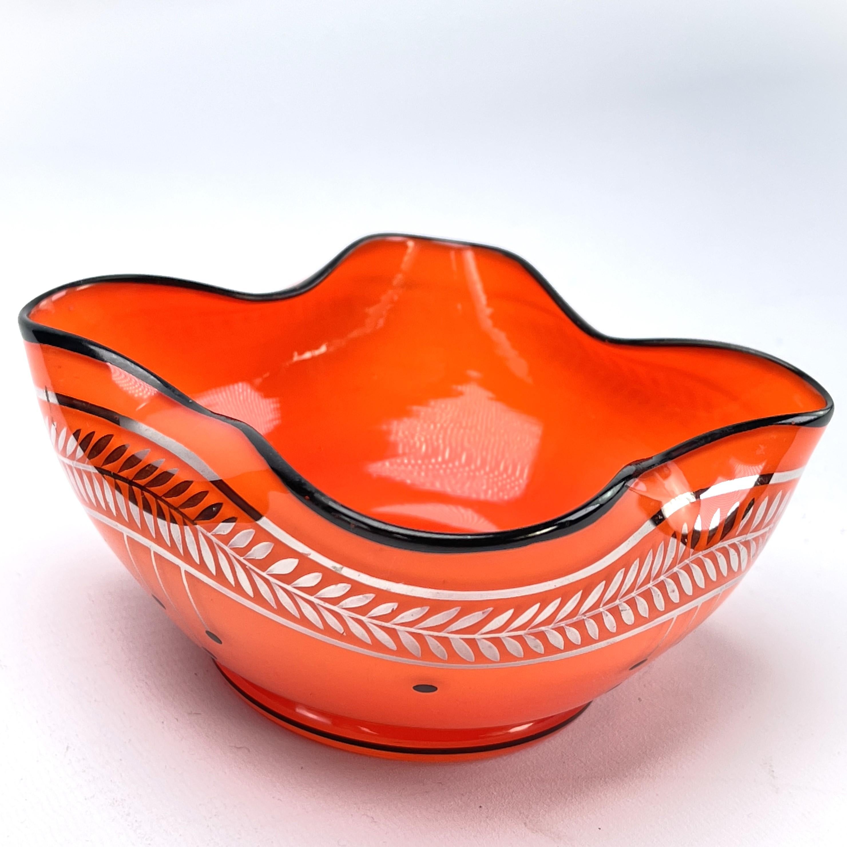 Art nouveau Bol en verre Art Nouveau Michael Powolny pour Loetz Witwe vers les années 1910 en vente