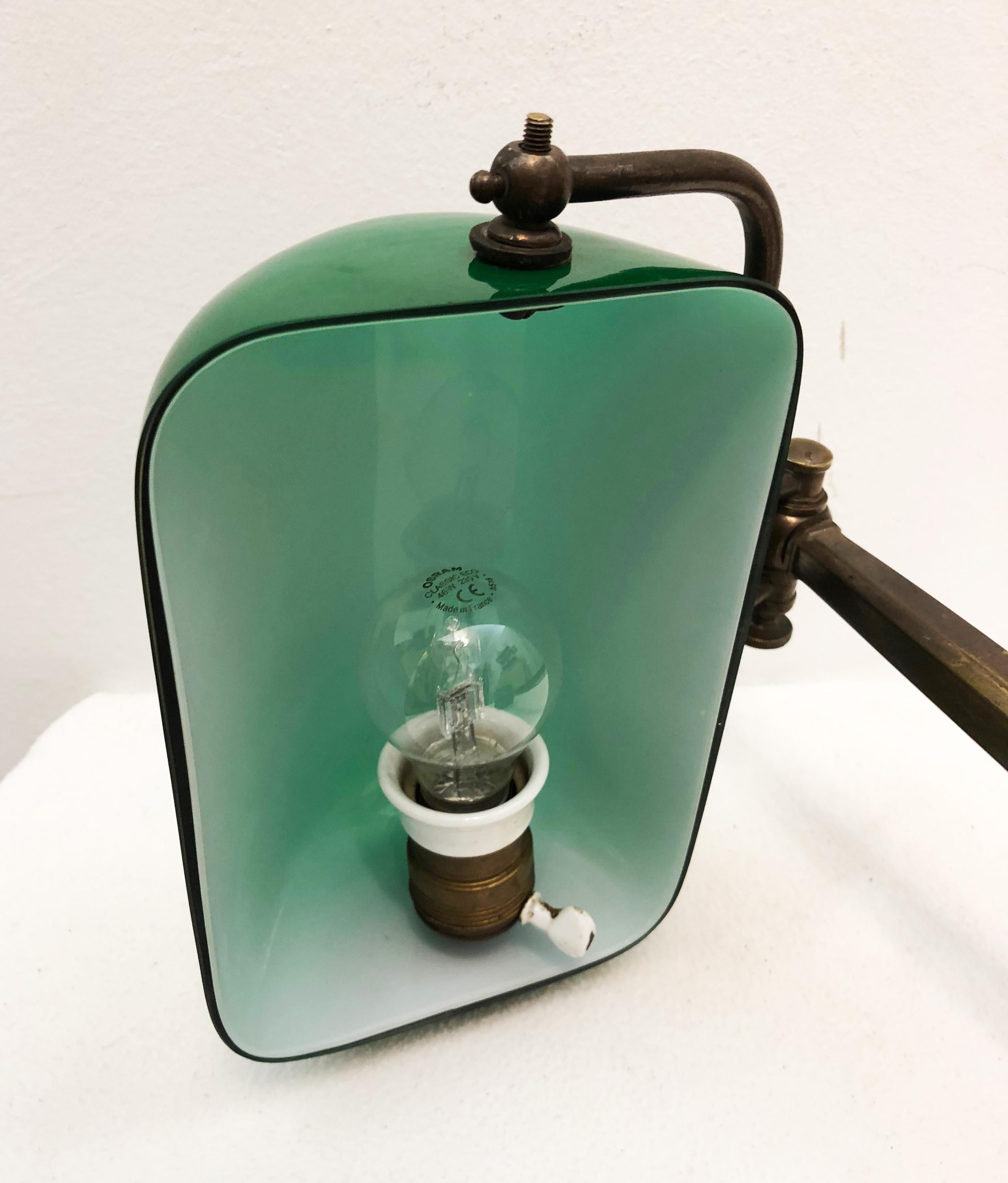 Art Nouveau Desk Banker's Lamp 10