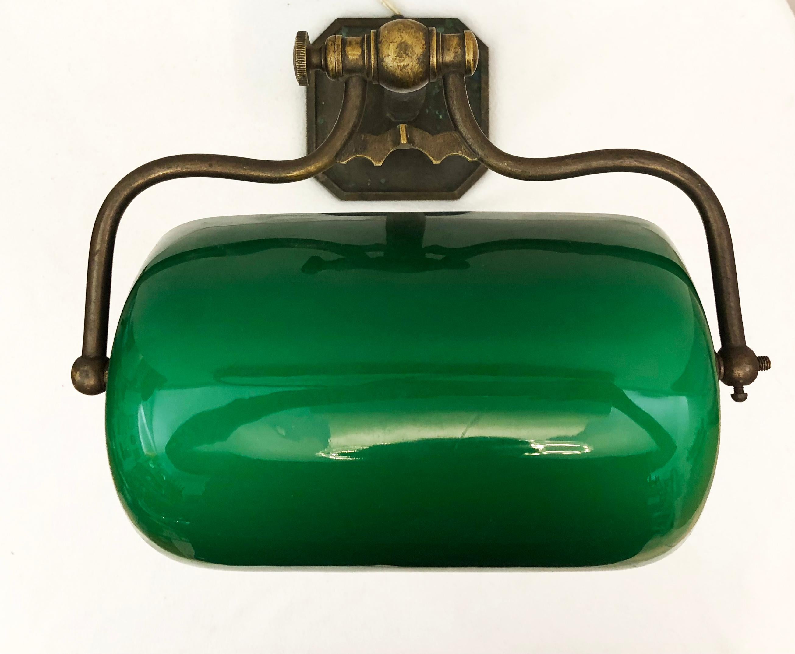 Art Nouveau Desk Banker's Lamp 2