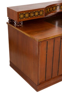 Escritorio Art Nouveau de Matthias Feller fabricado por M. Ballin München ca. 1912