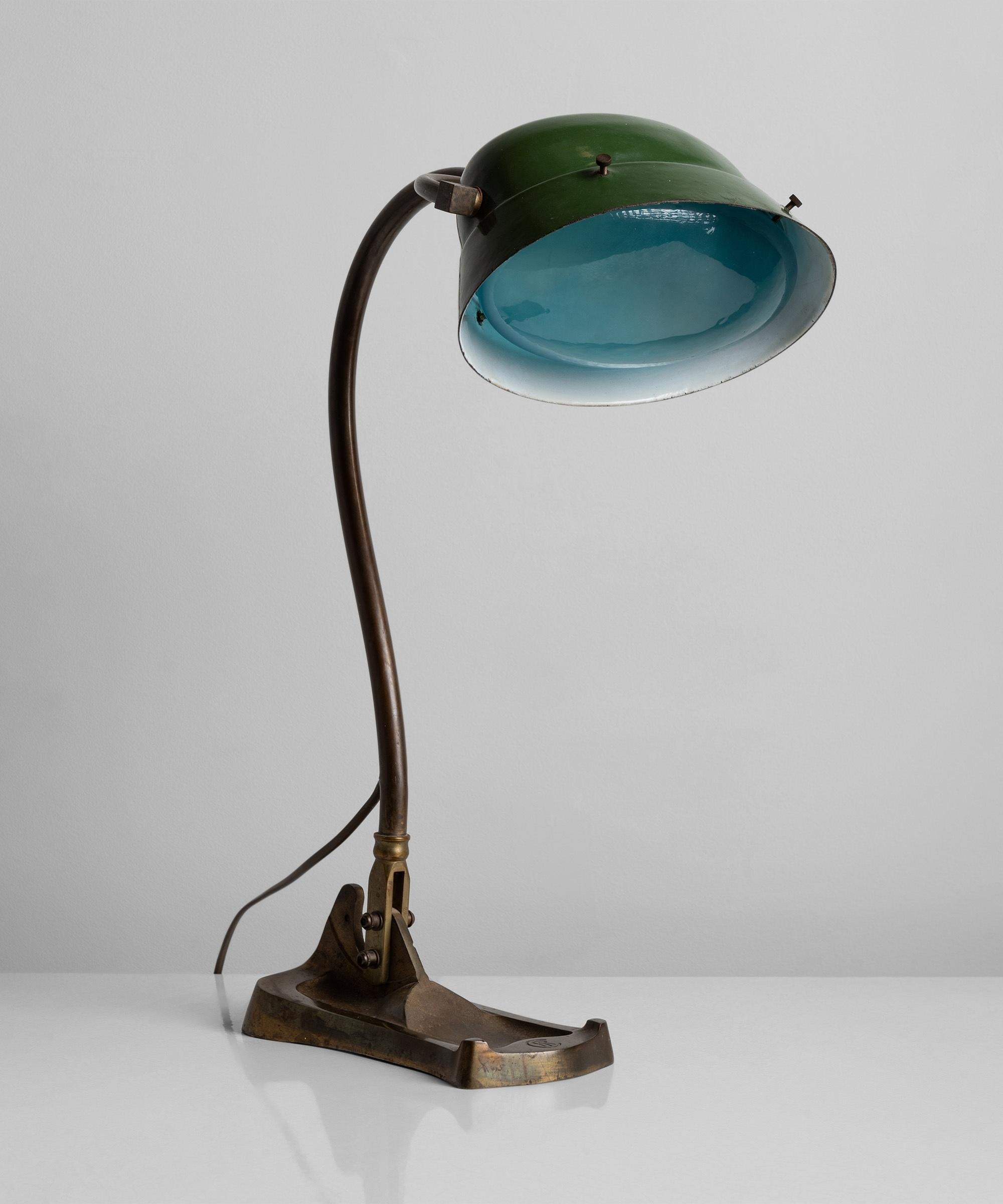 20th Century Art Nouveau Desk Lamp