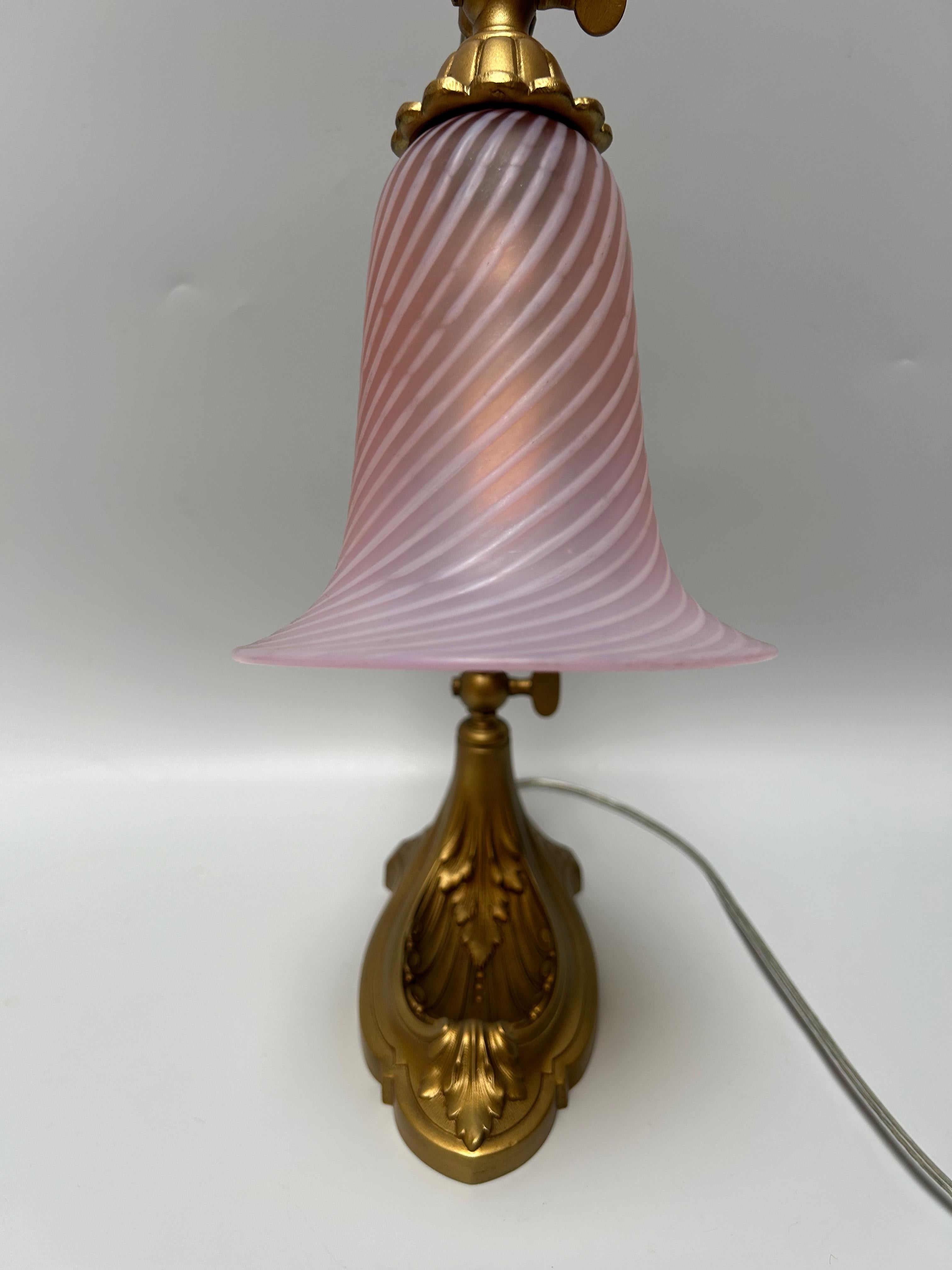 Art Nouveau Desk Lamp For Sale 2