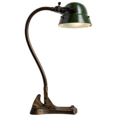 Antique Art Nouveau Desk Lamp